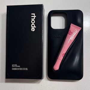 rhode Lip Case for iPhone 15 Pro Max in Black